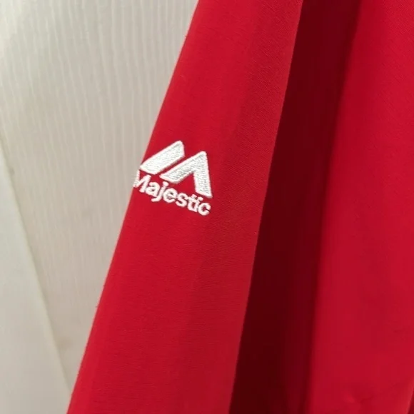 Majestic cardinals jacket. Red. Size XL